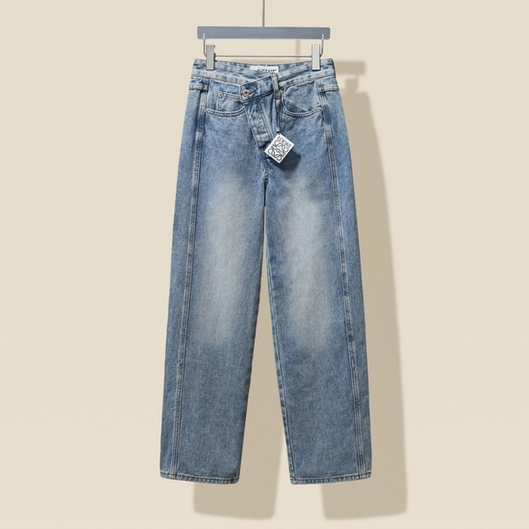 【24SS NEW】LOEWE_woman / ワイドレッグ ジーンズ / Navy Blue 24SS NEW】LOEWE_woman / ワイドレッグ ジーンズ / Navy Blue